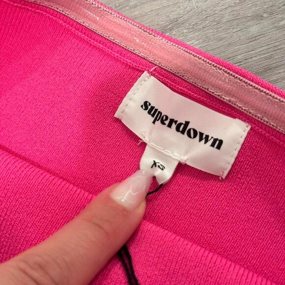 Pink Superdown Revolve Bodycon Mini - Picture 3 of 6